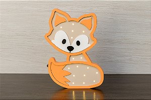 Luminoso Raposinha em MDF com LED