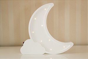 Lua Luminosa em MDF com LED