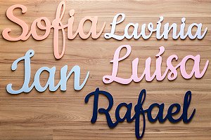Nome Personalizado em MDF (40cm)
