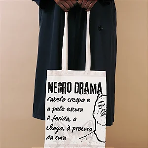 Ecobag Negro Drama