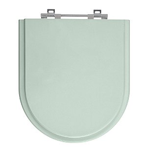 Tampa de Vaso Nexo Verde Água Marinha Tampa para Vaso Roca em Madeira Laqueada