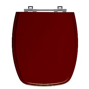 Tampa de Vaso Stylus Mogno Tampa para Vaso Celite de Madeira Laqueada