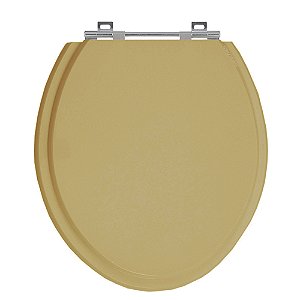 Tampa de Vaso Ravena Bege Castor Tampa para Vaso Deca de Madeira Laqueada