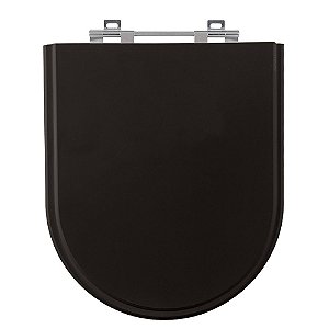 Tampa de Vaso Carrara Preto Tampa para Vaso Deca de Madeira Laqueada