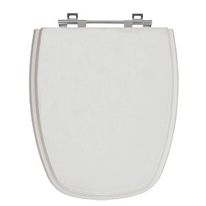 Tampa de Vaso Monte Carlo Cinza Real (Claro) Tampa para Vaso Deca de Madeira Laqueada