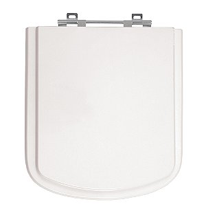 Tampa de Vaso Polo Branco Tampa para Vaso Deca de Madeira Laqueada