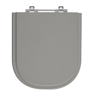 Tampa de Vaso Etna Cinza Escuro Tampa para Vaso Icasa de Madeira Laqueada