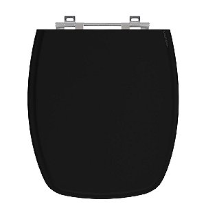 Tampa de Vaso Fiori Primula Preto Tampa para Vaso Fiori de Madeira Laqueada