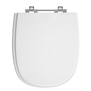 Tampa de Vaso Sabatini Branco Tampa para Vaso Icasa de Madeira Laqueda