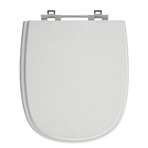 Tampa de Vaso Sabatini Cinza Claro Tampa para Vaso Icasa de Madeira Laqueada