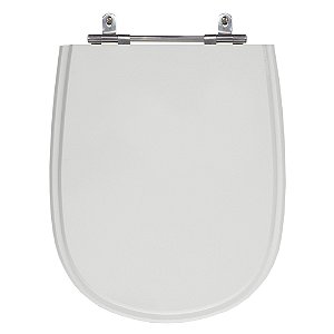 Tampa de Vaso Paris Sterling Silver (Cinza Claro) Tampa para Vaso Ideal de Madeira Laqueada