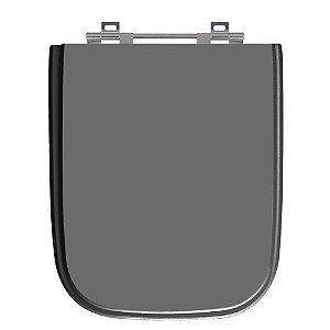 Tampa de Vaso Tivoli Cinza Quartzo (Escuro) Tampa para Vaso Ideal de Madeira Laqueada