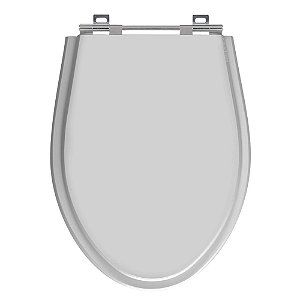 Tampa de Vaso Victoria Sterling Silver (Cinza Claro) Tampa para Vaso Ideal de Madeira Laqueada