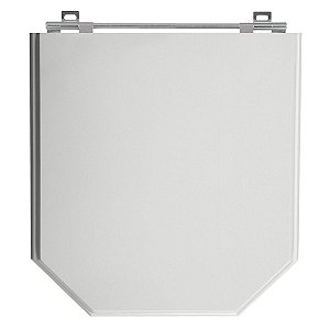 Tampa de Vaso Atrium Cinza Platina (Claro) Tampa para Vaso Incepa de Madeira Laqueada