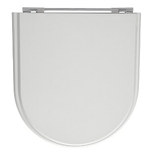 Tampa de Vaso Calypso Cinza Platina (Claro) Tampa para Vaso Incepa de Madeira Laqueada