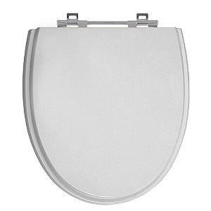 Tampa de Vaso Eros Cinza Platina Tampa para Vaso Incepa de Madeira Laqueada