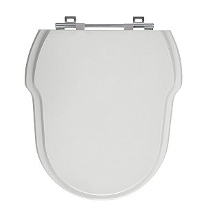 Tampa de Vaso Hampton Cinzaplatina Bacia Incepa Mdf Laqueado