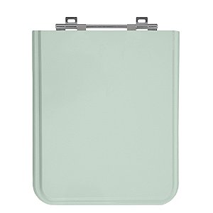 Tampa de Vaso Square Verde Agua Tampa para Vaso Incepa de Madeira Laqueada