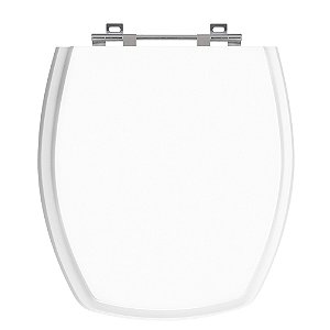 Tampa de Vaso Thema Branco Tampa para Vaso Incepa de Madeira Laqueada