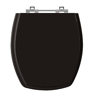 Tampa de Vaso Thema Preto Tampa para Vaso Incepa de Madeira Laqueado