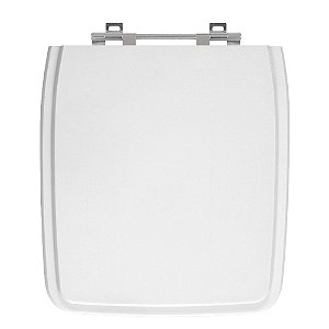 Tampa de Vaso Anturius Branco Tampa para Vaso Luzarte de Madeira Laqueada