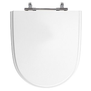 Assento Laqueado Mondiale Branco Tampa para Vaso Celite em Mdf