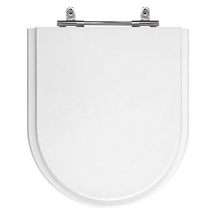 Assento Laqueado Riviera Pergamon (Bege Claro) Tampa para Vaso Celite em Mdf