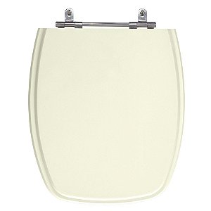 Assento Laqueado Stylus Bege (Pergamon) Tampa para Vaso Celite em Mdf