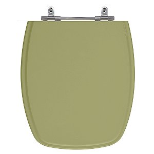 Assento Laqueado Stylus Verde Itapua Tampa para Vaso Celite em Mdf