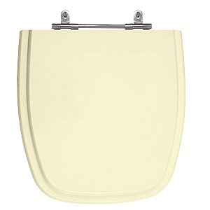 Assento Laqueado Versato/fit Bege Bruma Tampa para Vaso Celite em Mdf