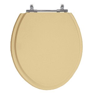 Assento Laqueado Convencional Oval Rosa Coral Tampa para Vaso em Mdf