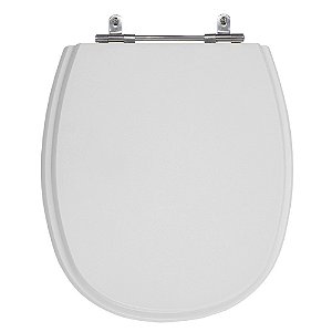 Assento Laqueado Aspen Cinza Real (Claro) Tampa para Vaso Deca em Mdf