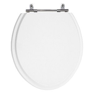 Assento Laqueado Dream Branco Tampa para Vaso Deca em Mdf
