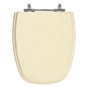 Assento Laqueado Monte Carlo Amendoa Tampa para Vaso Deca em Mdf