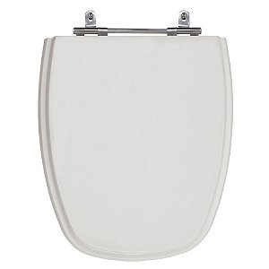 Assento Laqueado Monte Carlo Cinza Real (Claro) Tampa para Vaso Deca em Mdf