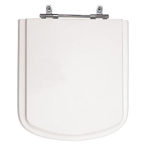 Assento Laqueado Quadra / Unic / Axis Branco Tampa para Vaso Deca em Mdf