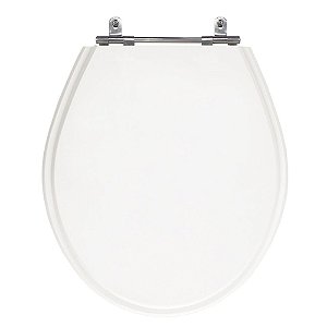 Assento Laqueado Studio Branco Tampa para Vaso Deca em Mdf