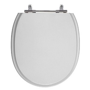 Tampa de Vaso Village Cinza Real (Claro) Tampa para Vaso Deca em Mdf