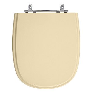 Assento Laqueado Sabatini Rosa Salmao Tampa para Vaso Icasa de Mdf
