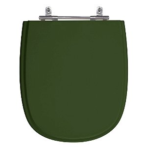 Assento Laqueado Sabatini Verde Escuro Tampa para Vaso Icasa em Mdf