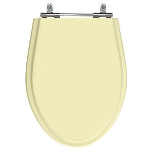 Assento Laqueado Absolute Bone (Bege Claro) Tampa para Vaso Ideal Standard em Mdf