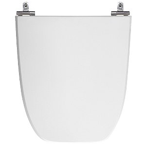 Assento Laqueado Scala Branco Tampa para Vaso Ideal Standard em Mdf