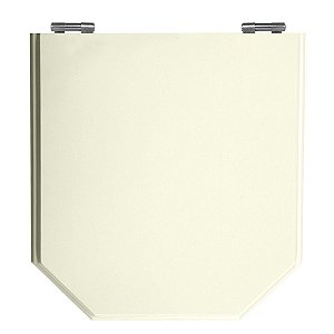 Assento Laqueado Atrium Biscuit (Bege Claro) Tampa para Vaso Incepa em Mdf