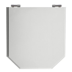 Assento Laqueado Atrium Cinza Platina (Claro) Tampa para Vaso Incepa em Mdf