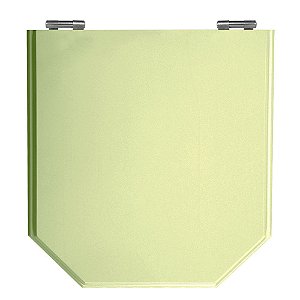Assento Laqueado Atrium Verde Claro Tampa para Vaso Incepa em Mdf