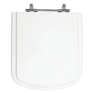 Assento Laqueado Bali Branco Tampa para Vaso Icepa em Mdf