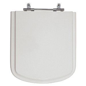 Assento Laqueado Bali Cinza Platina (Claro) Tampa para Vaso Incepa em Mdf