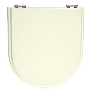 Assento Laqueado Calypso Biscuit (Bege Claro) Tampa para Vaso Incepa em Mdf