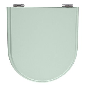 Assento Laqueado Calypso Verde Agua Tampa para Vaso Incepa em Mdf