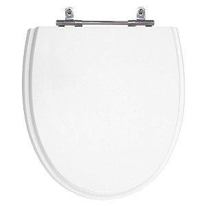 Assento Laqueado Eros Branco Tampa para Vaso Incepa em Mdf